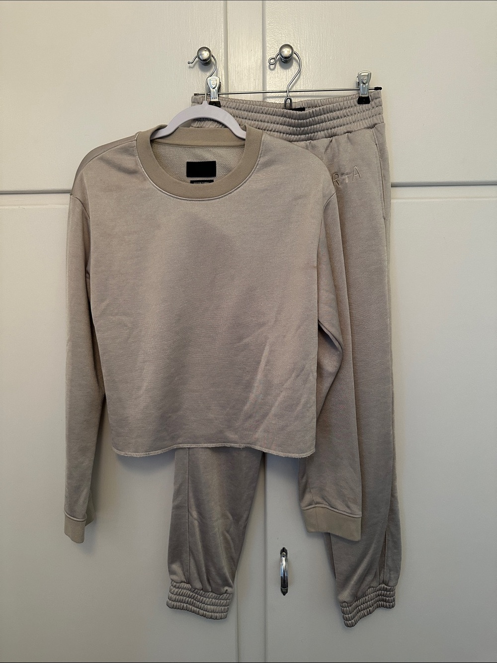LIKE NEW RtA Silver Crewneck Sweatshirt (Part of Set)